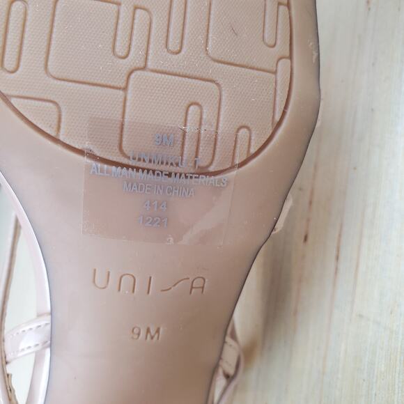 UNISA | Strappy | Beige | Chunky Heel Sandals | Size 9 - Picture 7 of 8